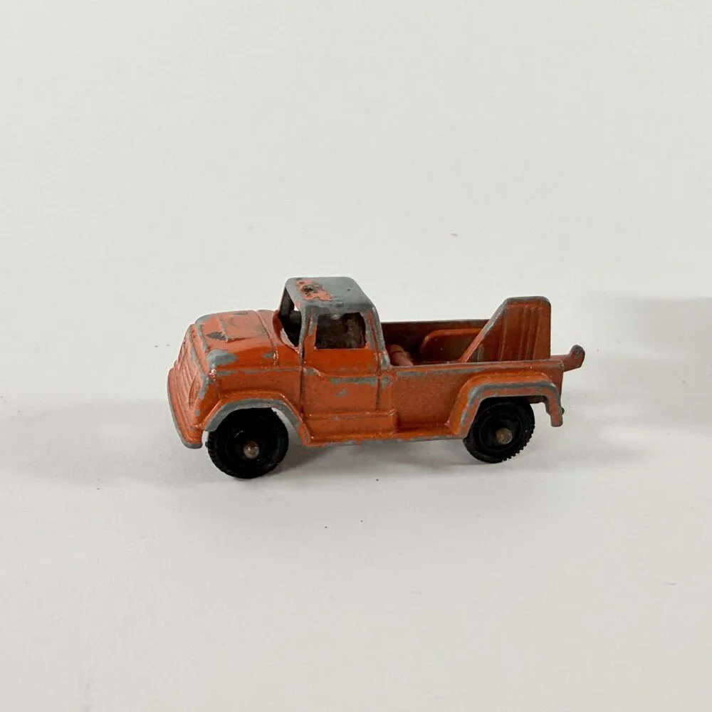 Vintage Tootsie Diecast Fire Truck Ford Wrecker & Hong Kong Road Roller 1960s